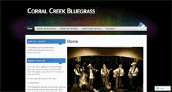 Desktop Screenshot of corralcreekbluegrass.com